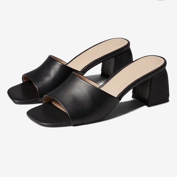 FARYL by Farylrobin Pip black leather mules - Picture 1 of 7